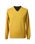 Cashmere Pullover mit V-Ausschnitt